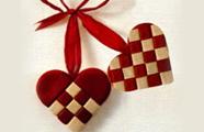 Salt Dough Decorations - Hanging Heart